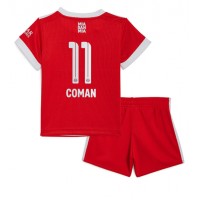 Bayern Munich Kingsley Coman #11 Hjemmebanesæt Børn 2022-23 Kortærmet (+ Korte bukser)